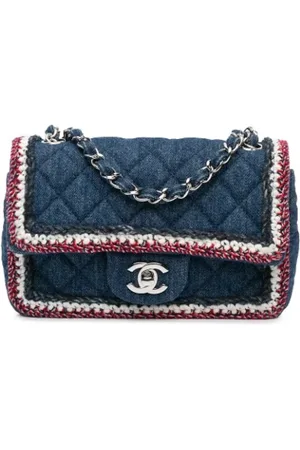 CHANEL Pre-owned, Kobieta, Niebieski, ONE SIZE, Denim, Pre-owned Denim chanel-bags