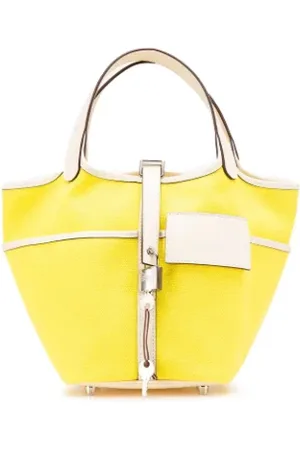 Hermès Pre-owned, Kobieta, Żółty, ONE SIZE, Pre-owned Canvas handbags