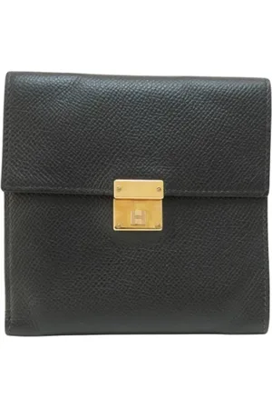 Hermès Pre-owned, Kobieta, Czarny, ONE SIZE, Skóra, Pre-owned skórzane portfele