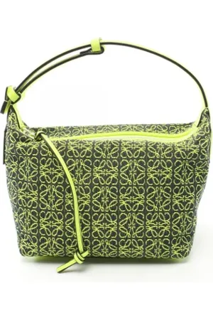 Loewe Pre-owned, Kobieta, Zielony, ONE SIZE, Skóra, Pre-owned Canvas handbags