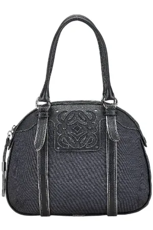 Loewe Pre-owned, Kobieta, Czarny, ONE SIZE, Skóra, Pre-owned Canvas handbags
