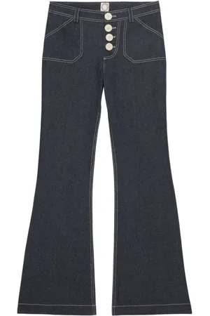 Inès de la Fressange Spodnie, Kobieta, Niebieski, M, Charlotte Pant