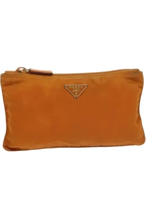 Prada Pre-owned, Kobieta, Pomarańczowy, ONE SIZE, Pre-owned Fabric clutches