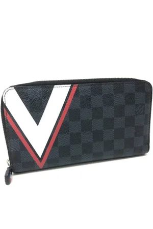 LOUIS VUITTON Pre-owned, Mężczyzna, Niebieski, ONE SIZE, Pre-owned portfele płócienne