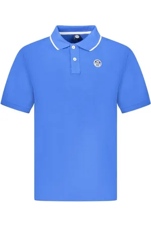 North Sails Koszulki, Mężczyzna, Niebieski, 3XL, Bawełna, Niebieski Polo z Baweny dla Mczyzn