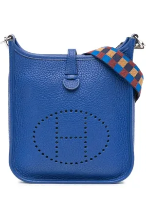 Hermès Pre-owned, Kobieta, Niebieski, ONE SIZE, Skóra, Pre-owned Leather crossbody-bags