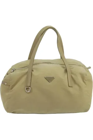 Prada Pre-owned, Kobieta, Beżowy, ONE SIZE, Nylon, Pre-owned Fabric prada-bags