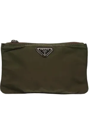 Prada Pre-owned, Kobieta, brązowy, ONE SIZE, Pre-owned Fabric wallets
