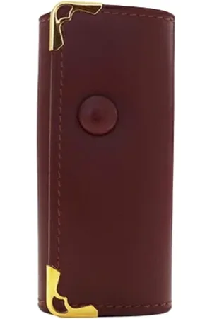 Cartier Pre-owned, unisex, Czerwony, ONE SIZE, Skóra, Pre-owned skórzane portfele