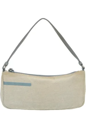 Prada Pre-owned, Kobieta, Beżowy, ONE SIZE, Pre-owned Canvas prada-bags