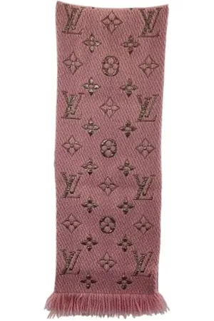 LOUIS VUITTON Pre-owned, Kobieta, Różowy, ONE SIZE, Wełna, Pre-owned Canvas scarves