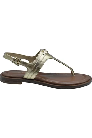 Michael Kors Buty, Kobieta, Żółty, 36 EU, Złote Sznurowane Buty dla Kobiet