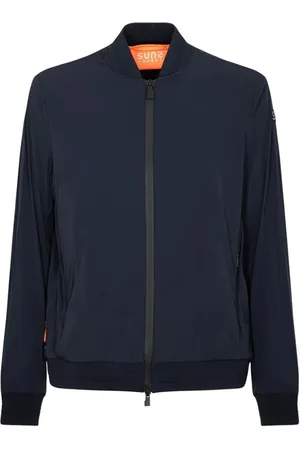 sunseeker Kurtki, Mężczyzna, Niebieski, S, Nylon, Niebieska Nylonowa Kurtka Stretch