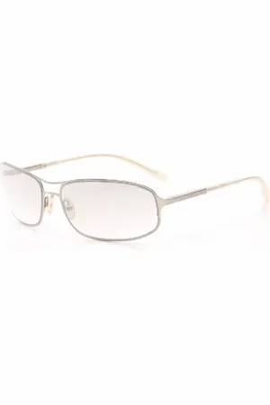 Prada Pre-owned, Kobieta, Szary, ONE SIZE, Pre-owned Metal sunglasses