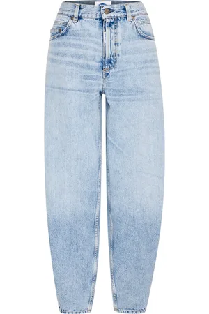 Ball Jeansy, Kobieta, Niebieski, W26 L32, Denim, Jeansyy Krzywe Jasny Niebieski Denim