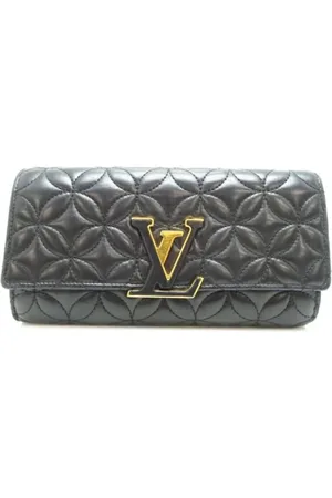 LOUIS VUITTON Pre-owned, Kobieta, Czarny, ONE SIZE, Skóra, Pre-owned skórzane portfele