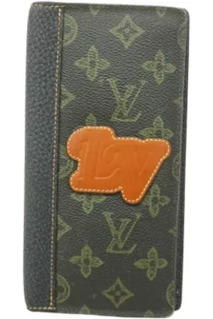 LOUIS VUITTON Pre-owned, Mężczyzna, Czarny, ONE SIZE, Pre-owned portfele płócienne