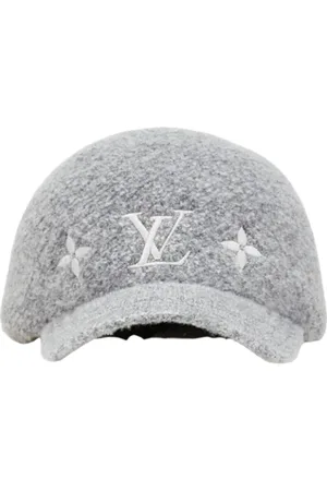 LOUIS VUITTON Pre-owned, Kobieta, Szary, ONE SIZE, Bawełna, Pre-owned Wool hats