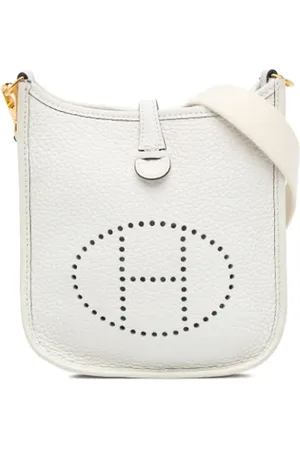 Hermès Pre-owned, Kobieta, Biały, ONE SIZE, Skóra, Pre-owned Leather crossbody-bags