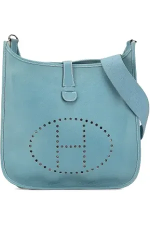 Hermès Pre-owned, Kobieta, Niebieski, ONE SIZE, Skóra, Pre-owned Leather crossbody-bags