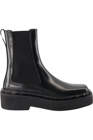 VALENTINO GARAVANI Buty, Kobieta, Czarny, 41 EU, Skóra, Rockstud M-Way Botki