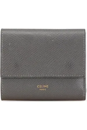 Céline Pre-owned, Kobieta, Szary, ONE SIZE, Skóra, Pre-owned skórzane portfele