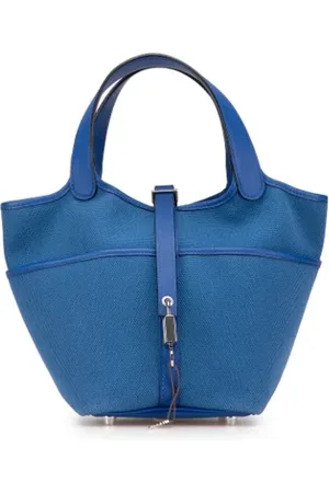 Hermès Pre-owned, Kobieta, Niebieski, ONE SIZE, Skóra, Pre-owned Canvas handbags