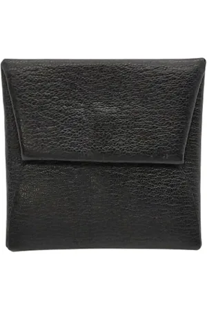 Hermès Pre-owned, Kobieta, Czarny, ONE SIZE, Skóra, Pre-owned skórzane portfele