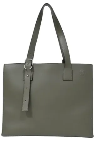 Loewe Pre-owned, Kobieta, Zielony, ONE SIZE, Skóra, Pre-owned skórzane torby na ramię