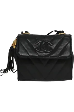 CHANEL Pre-owned, unisex, Czarny, ONE SIZE, Skóra, Pre-owned portfele płócienne