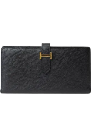 Hermès Pre-owned, Kobieta, Czarny, ONE SIZE, Skóra, Pre-owned skórzane portfele