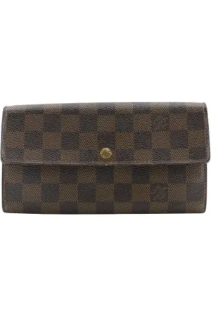 LOUIS VUITTON Pre-owned, unisex, brązowy, ONE SIZE, Pre-owned portfele płócienne