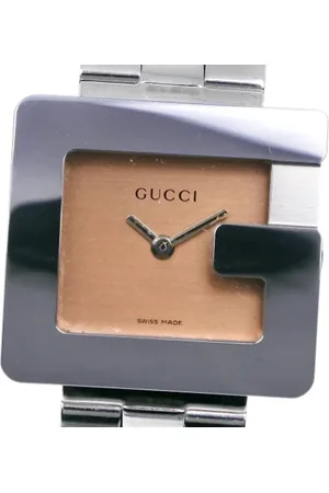 Gucci Pre-owned, Kobieta, brązowy, ONE SIZE, Pre-owned Stainless Steel watches
