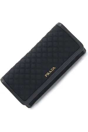 Prada Pre-owned, Kobieta, Czarny, ONE SIZE, Pre-owned Fabric wallets