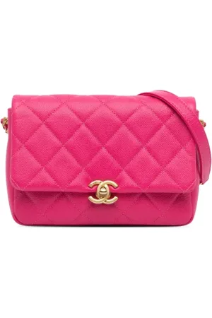 CHANEL Pre-owned, Kobieta, Różowy, ONE SIZE, Skóra, Pre-owned Leather crossbody-bags