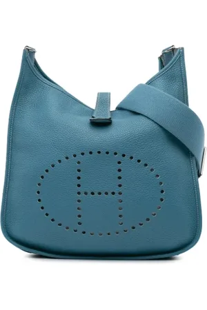 Hermès Pre-owned, Kobieta, Niebieski, ONE SIZE, Skóra, Pre-owned Leather crossbody-bags