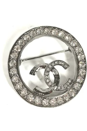 CHANEL Pre-owned, Kobieta, Szary, ONE SIZE, Pre-owned Metal hair-accessories