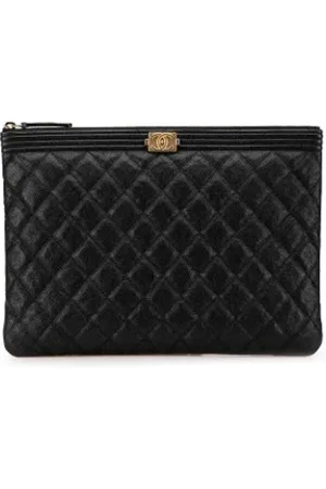 CHANEL Pre-owned, Kobieta, Czarny, ONE SIZE, Skóra, Pre-owned Leather clutches