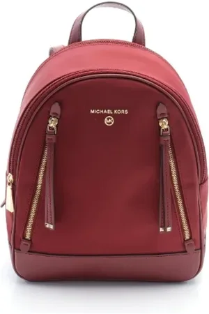 Michael Kors Pre-owned, Kobieta, brązowy, ONE SIZE, Skóra, Pre-owned Canvas backpacks