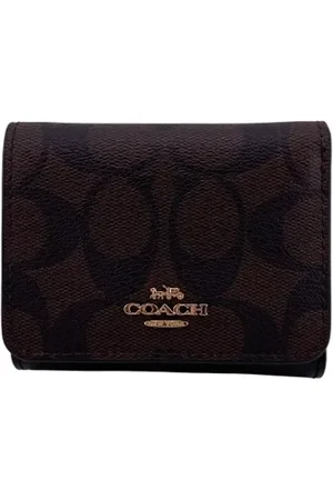 Coach Pre-owned, Kobieta, brązowy, ONE SIZE, Pre-owned portfele płócienne
