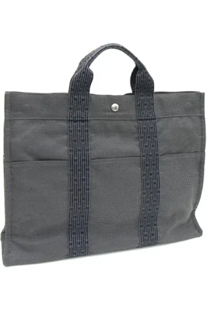 Hermès Pre-owned, unisex, Szary, ONE SIZE, Pre-owned Canvas handbags