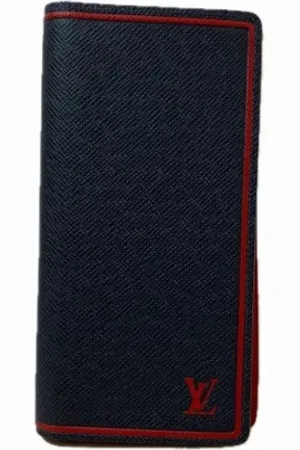 LOUIS VUITTON Pre-owned, Mężczyzna, Niebieski, ONE SIZE, Skóra, Pre-owned skórzane portfele