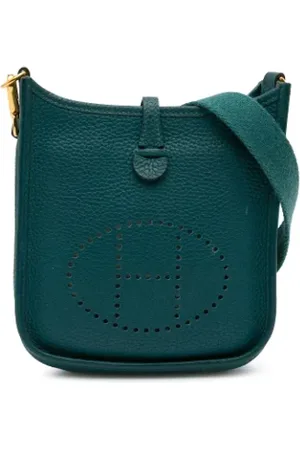 Hermès Pre-owned, Kobieta, Niebieski, ONE SIZE, Skóra, Pre-owned Leather crossbody-bags