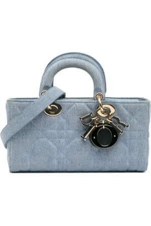 Dior Pre-owned, Kobieta, Niebieski, ONE SIZE, Denim, Pre-owned Denim dior-bags