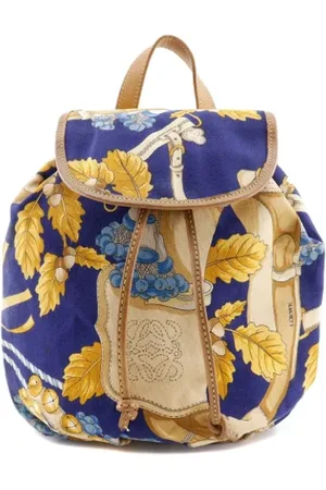 Loewe Pre-owned, Kobieta, Wielobarwność, ONE SIZE, Pre-owned Canvas backpacks
