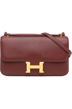 Hermès Pre-owned, Kobieta, Czerwony, ONE SIZE, Skóra, Pre-owned Leather crossbody-bags