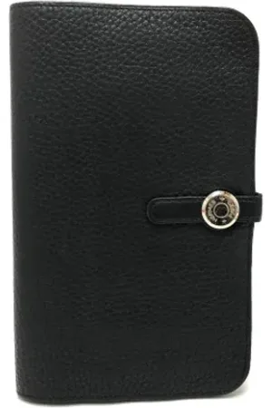 Hermès Pre-owned, Kobieta, Czarny, ONE SIZE, Skóra, Pre-owned skórzane portfele
