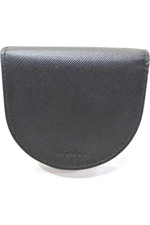 Prada Pre-owned, Kobieta, Czarny, ONE SIZE, Skóra, Pre-owned skórzane portfele
