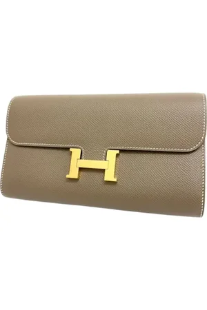 Hermès Pre-owned, Kobieta, brązowy, ONE SIZE, Skóra, Pre-owned skórzane portfele