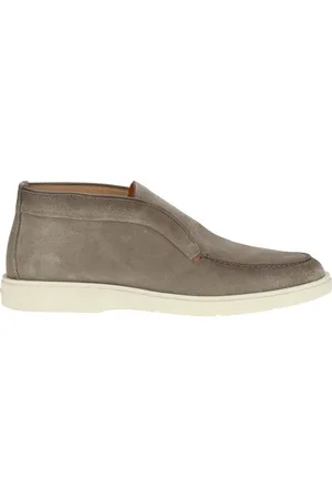 santoni Buty, Mężczyzna, Szary, 39 EU, Zamsz, Pustynne Botki